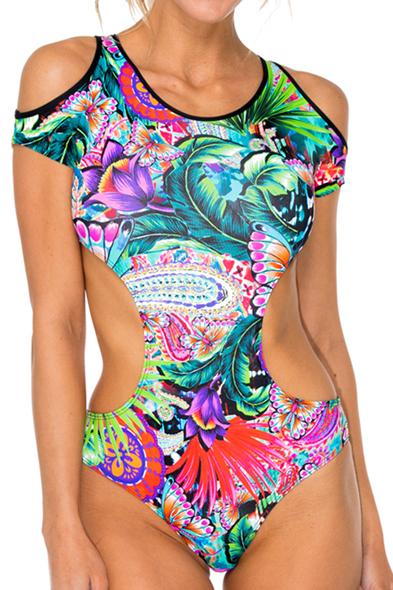Luli Fama Viva Cuba Shortsleeve Body Suit